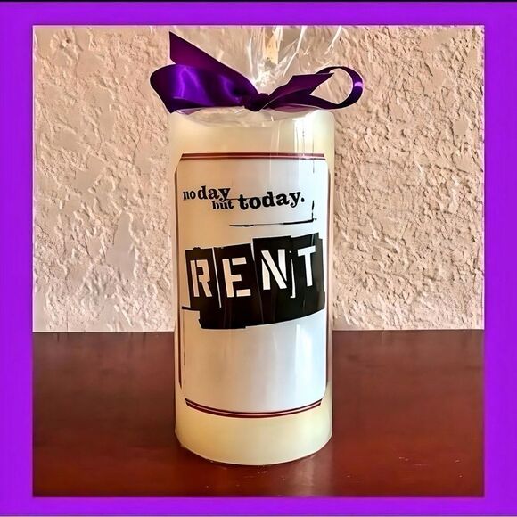 Flameless Broadway RENT Flameless Candle w Timer​ - Picture 1 of 7